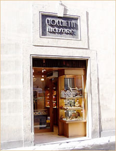 Louis Ciocchetti Jeweller's shop in Siena