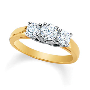 Gold ring from Zales Jewelers Wrightsboro Rd # 1415, 3450, Augusta, GA 30909-0584, USA